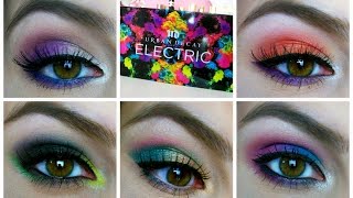 Urban Decay Electric Palette Review amp Electric Challenge [upl. by Humble]