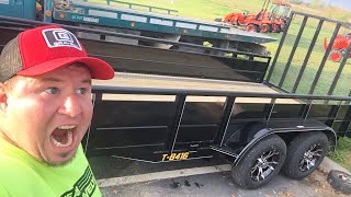 New DooLittle Lawn and Landscape Trailer Walk Around Super Excited [upl. by Holey883]