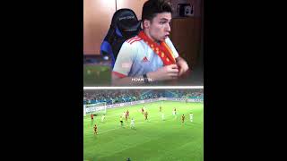 When Spain fans reacted to Ronaldo hattrick 😮‍💨 [upl. by Llennehc]