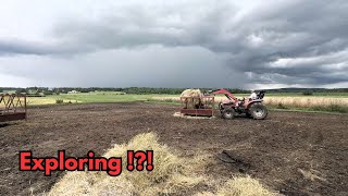 Exploring issues with the baler and in the pasture [upl. by Ahseat]