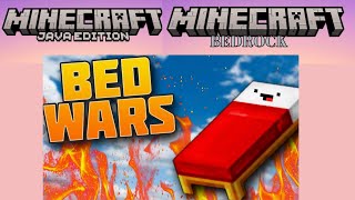 java vs bedrock bedwars [upl. by Hooker94]