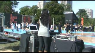 DJ Dimepiece at Nike Chicago Event 62312 [upl. by Swift]