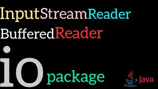 🔴 InputStreamReader  Inputs in Java  Lecture  1 [upl. by Tamqrah754]