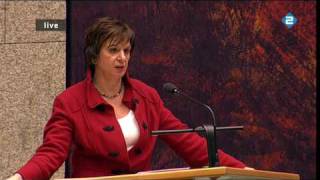 Mariette Hamer PVDA vs Mark Rutte VVD 12012010 [upl. by Karoline880]