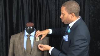 How To Wear A Lapel Flower Pin On Your Suit [upl. by Norahs]