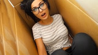 I Mailed Myself In A BOX amp IT WORKED  HUMAN MAIL CHALLENGE [upl. by Moazami]