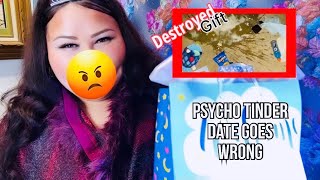 Psycho Tinder Date Goes horribly wrong on Valentine’s Day  Destroys Gift  Mc Donald’s Mukbang [upl. by Hiram387]