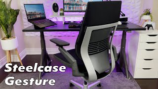 Steelcase Gesture Chair REVIEW Thank you for 1000 Subs [upl. by Yenatirb]