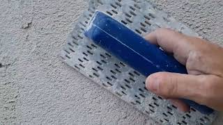 monocouche render onto cement board monocouche plastering renovation [upl. by Aisekal]