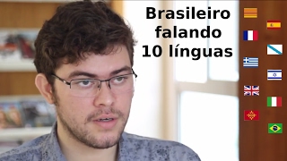 Brasileiro falando 10 línguas NatalRN [upl. by Anatlus]