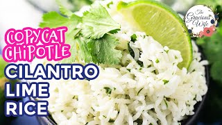 Chipotle Cilantro Lime Rice [upl. by Nordek]