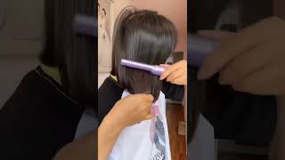 Wireless Mini Hair Straightener Electric Straightening Comb [upl. by Hpesoy240]