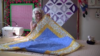 An Easy way to sew the binding on your quilt top [upl. by Yren]