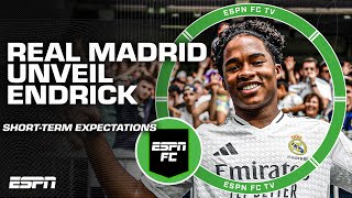 REACTION Endrick UNVEILED by Real Madrid 🙌 Sid Lowe doesnt expect much shortterm 👀  ESPN FC [upl. by Zuzana714]