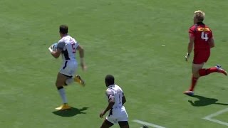 Sevens ReLIVE Zack Test scores 100th try for USA Rugby [upl. by Annairdua694]