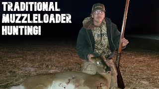 MUZZLELOADER HUNTING TRADITIONAL STYLE  NEBRASKA MUZZLELOADER DEER HUNTING [upl. by Prouty]