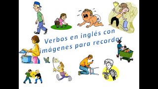 100 VERBOS EN INGLÉS CON IMAGEN PARA PRINCIPIANTES  APRENDER INGLÉS [upl. by Almond]