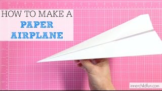 How to Make a Paper Airplane EASY [upl. by Humbert]