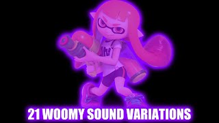 21 Inkling Girl quotWOOMYquot Sound Variations in 16 Seconds [upl. by Gussy]