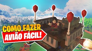 Como fazer um AVIÃO FUNCIONAL NO LEGO FORTNITE TUTORIAL [upl. by Odidnac]