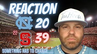 North Carolina Tar Heels vs 22 NC State Wolf Pack Reaction [upl. by Nylrahc]