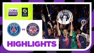 PSG 13 Toulouse  Ligue 1 2324 Match Highlights [upl. by Friedland]