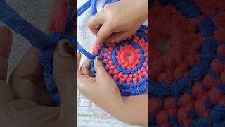 Shorts Doormat Making At HomeCarpetTable matpaydan banane ka tarika [upl. by Eelytsirk]