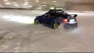 Subaru WRX amp STis Fun in the Snow [upl. by Nevaj223]