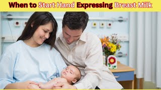 How to hand Express breastmilk to relieve engorgement [upl. by Baelbeer]