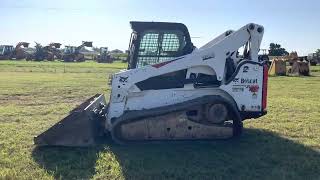 Bobcat T870 Tracked Compact Loader Skidsteer W HighFlow [upl. by Reyotal]