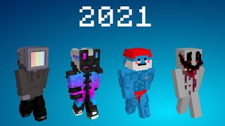 Top 30 Minecraft Skins  2021 [upl. by Maxia]