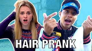 IVEYS SURPRISE HAIRCUT PRANK ft Justin [upl. by Westhead]