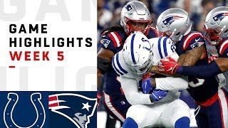 Colts vs Patriots Week 5 Highlights  NFL 2018 [upl. by Nomael]