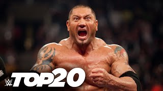 20 greatest Batista moments WWE Top 10 Special Edition May 5 2022 [upl. by Dyun]