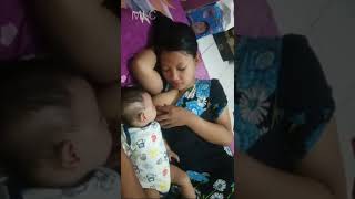 Daily vlog mother and children । how to breastfeeding baby [upl. by Clova558]