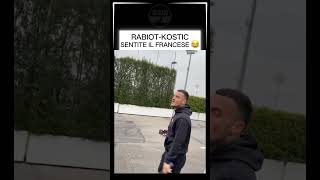 COSA AVRÀ DETTO RABIOT A KOSTIC 👀 TUTTO APPOSTO IN CASA JUVE 😂 juventus rabiot shorts kostic [upl. by Tobey]