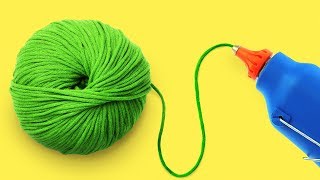 25 CRAFTING YARN CRAFTS AND IDEAS [upl. by Atsedom]