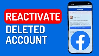 How to Reactivate a Deleted Facebook Account [upl. by Notfilc]