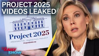 Project 2025 Leaks Reveal Trump Connection While He Continues to Play Dumb  The Daily Show [upl. by Repmek]