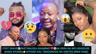 😱PASTWALESA ASAMBWE💔😭NA ERRA NA INFLUENCEUSE MARIA NTUMBA👉AFFAIRE KISI TEMOIGNAGE BA VERITÉS [upl. by Anton21]