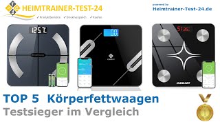 Die besten Körperfettwaagen 2024 TOP 5 🥇  Testsieger im Vergleich gut und günstig [upl. by Mannes708]