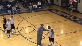 Teach Players to Cut Hard in a Motion Offense  Basketball 2016 1 [upl. by Yhtuv]