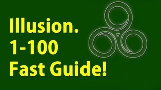 Illusion 1100 Under a minute Skyrim Fastest way to level [upl. by Ellesij]