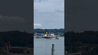 Steamship Neuchatel steamengine steam steamship neuchâtel trivapor dampfschiff bateau vapeur [upl. by Sidonnie]