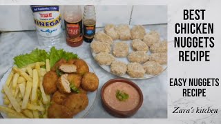 Chicken Nuggets At Home By Zaras Kitchen How To Make Best Nuggets Recipe Ramadan special 2022 [upl. by Ced700]