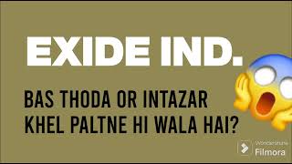 Exide industries Latest News  Exide industries Target  Exide ind Share Today news I Exide Ind [upl. by Nivled]