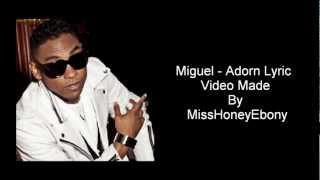 Miguel  Adorn Lyrics [upl. by Nyroc414]