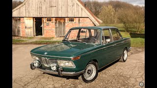 BMW 2000 Neue Klasse  Agave Green  Oldenzaal Classics [upl. by Ahsimot]