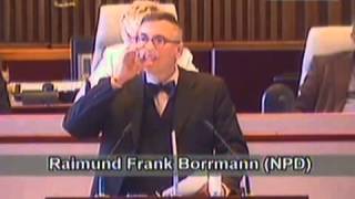 quotBürger des Landesquot  Raimund Borrmann NDP Landtag fail [upl. by Vina]