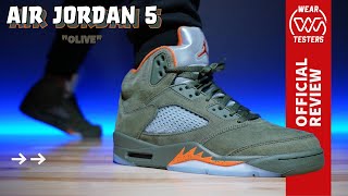 Air Jordan 5 Olive 2024 [upl. by Gemmell340]